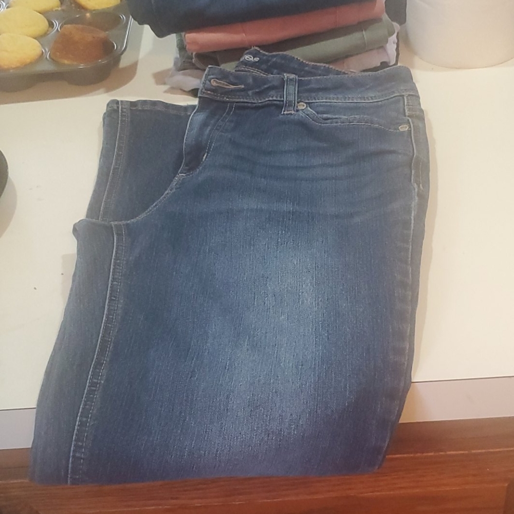 Maurices dark blue jeans